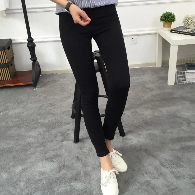 2016 Spring New Basic Skinny Women Jeans Ankle Nine Pants Slim Elastic Denim Pants Leggings Female Cotton Jeggings Jeans Women