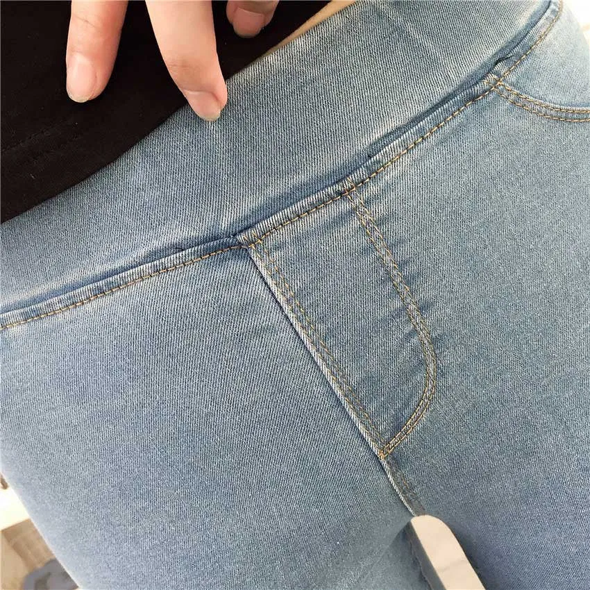 2016 Spring New Basic Skinny Women Jeans Ankle Nine Pants Slim Elastic Denim Pants Leggings Female Cotton Jeggings Jeans Women