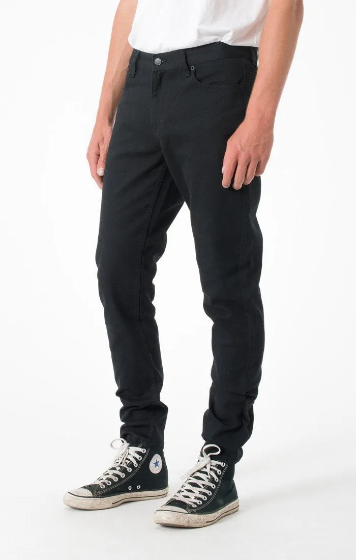 Afends Junky - Black - Skinny Fit Denim