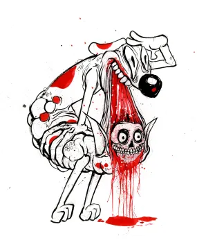 Alex Pardee - "No-Longer CatDog"