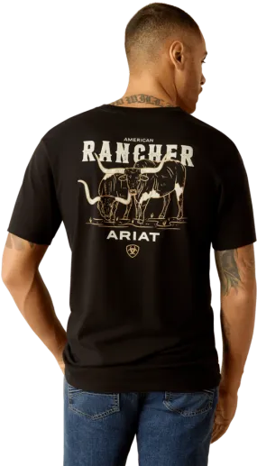 Ariat Men's Black American Rancher Tee