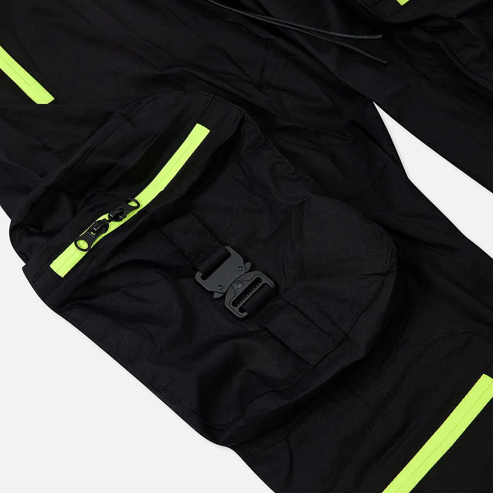 Combat Nylon Joggers Volt Zippers