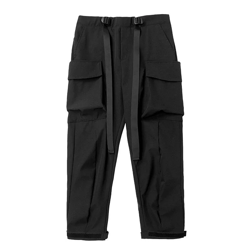 Cyber Mist Cargo Pants - Black