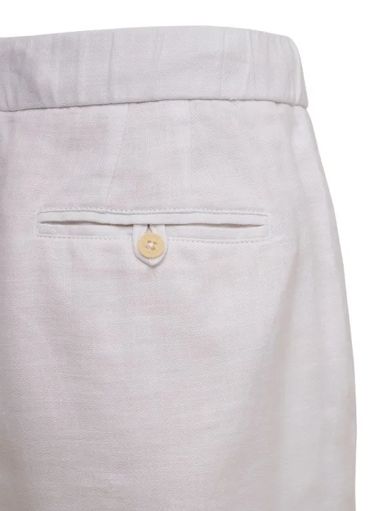 Frescobol Carioca   Oscar linen &amp; cotton chino pants 