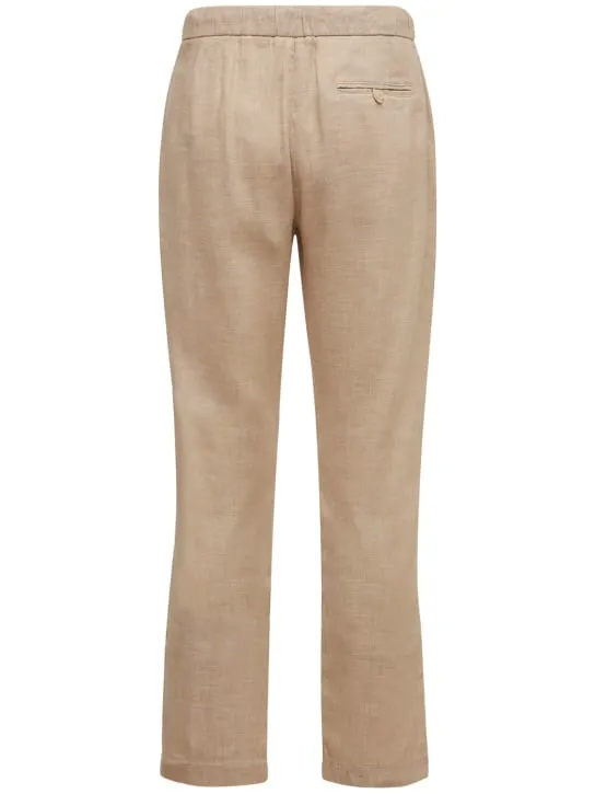 Frescobol Carioca   Oscar linen &amp; cotton chino pants 