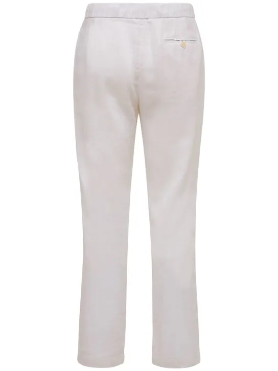 Frescobol Carioca   Oscar linen &amp; cotton chino pants 