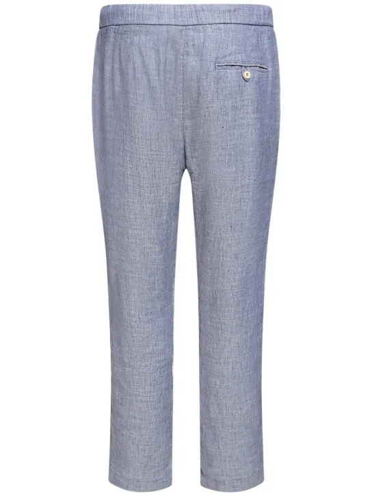 Frescobol Carioca   Oscar linen &amp; cotton chino pants 