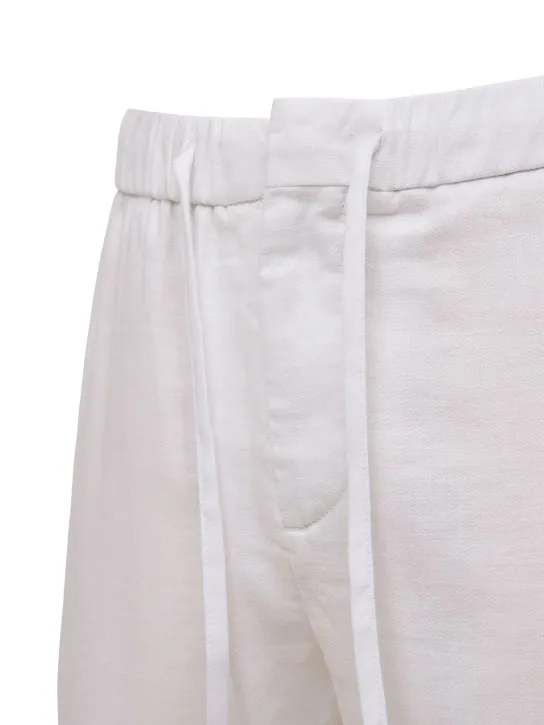 Frescobol Carioca   Oscar linen &amp; cotton chino pants 