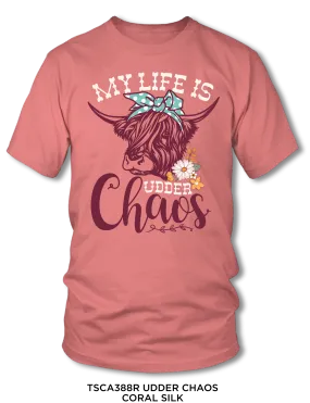 Missy Udder Chaos Short Sleeve Screen Tee