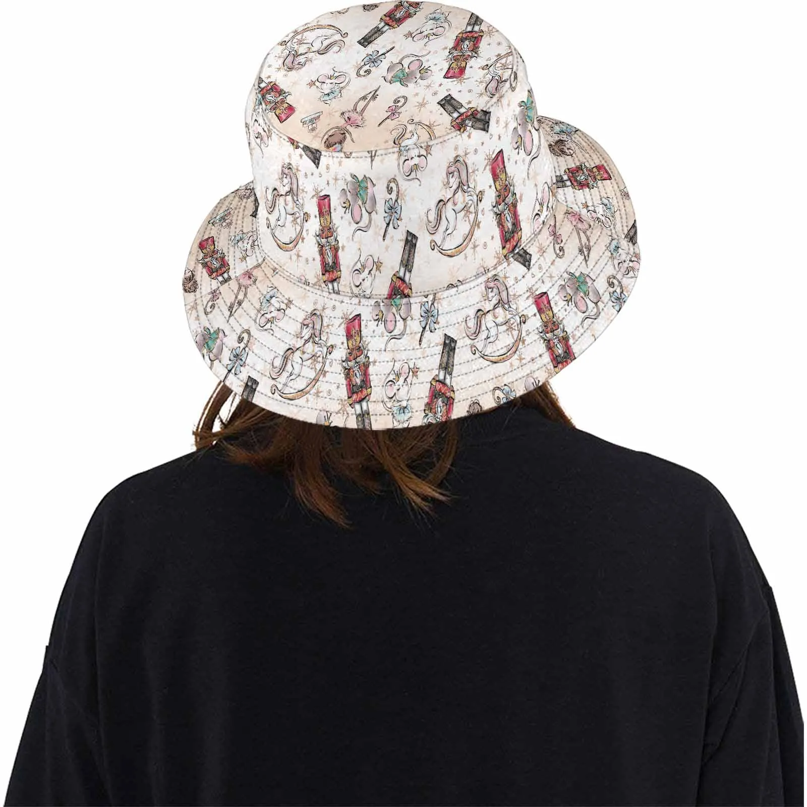 Nutcracker 50  Unisex Summer Single-Layer Bucket Hat