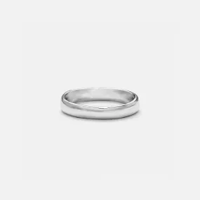 Plain Band, Sterling Silver