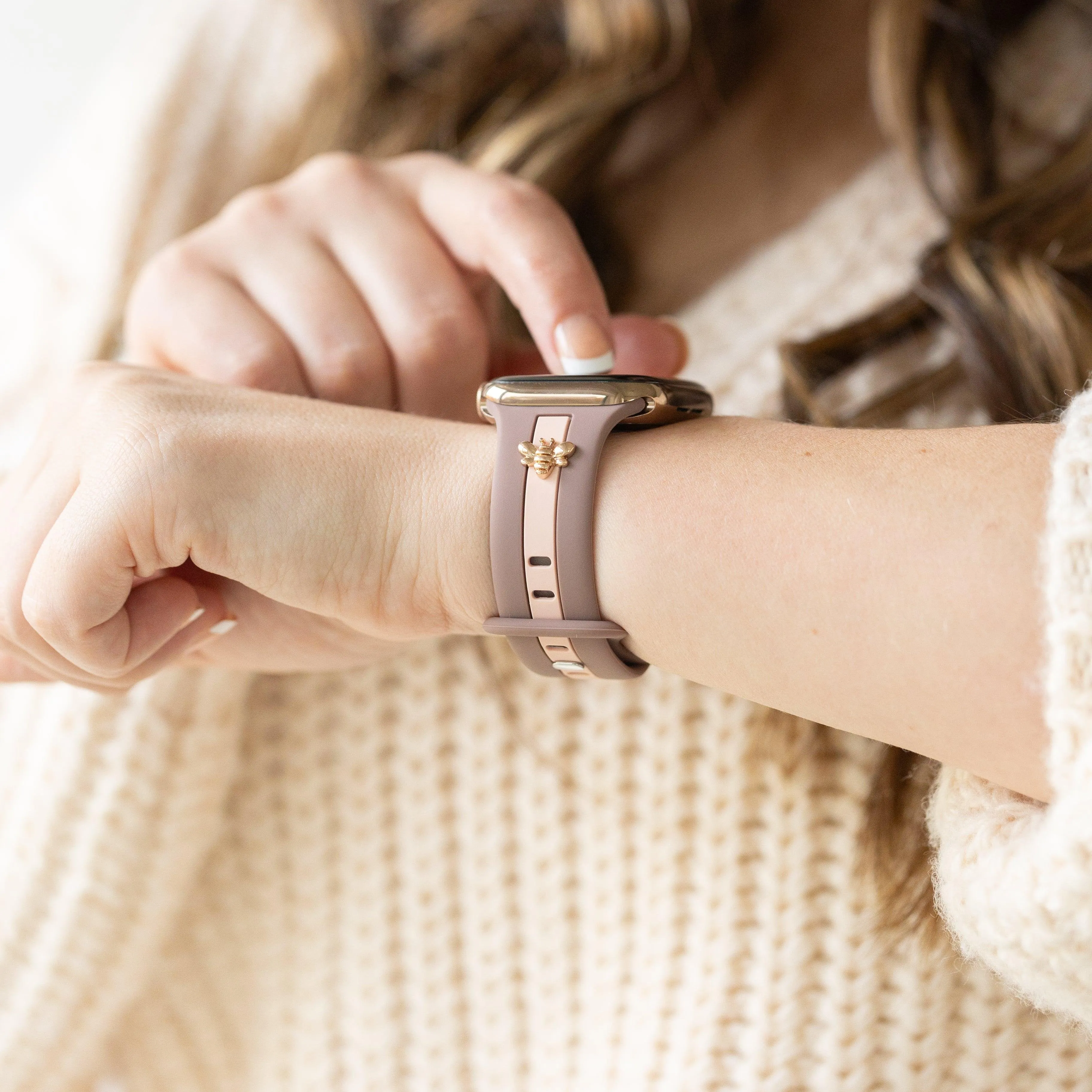 Skye Mauve & Blush Smart Watch Band