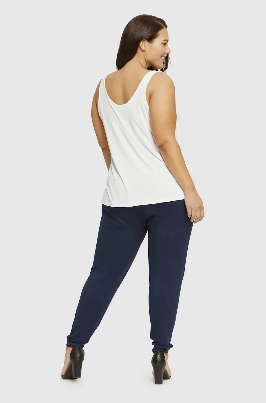 Softline Slouch Pants - Navy