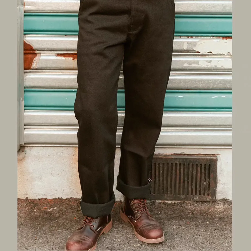 STRAIGHT SELVEDGE OFFICER CHINO PANTS PANTON