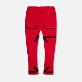 Strapped Up Utility Pant Red