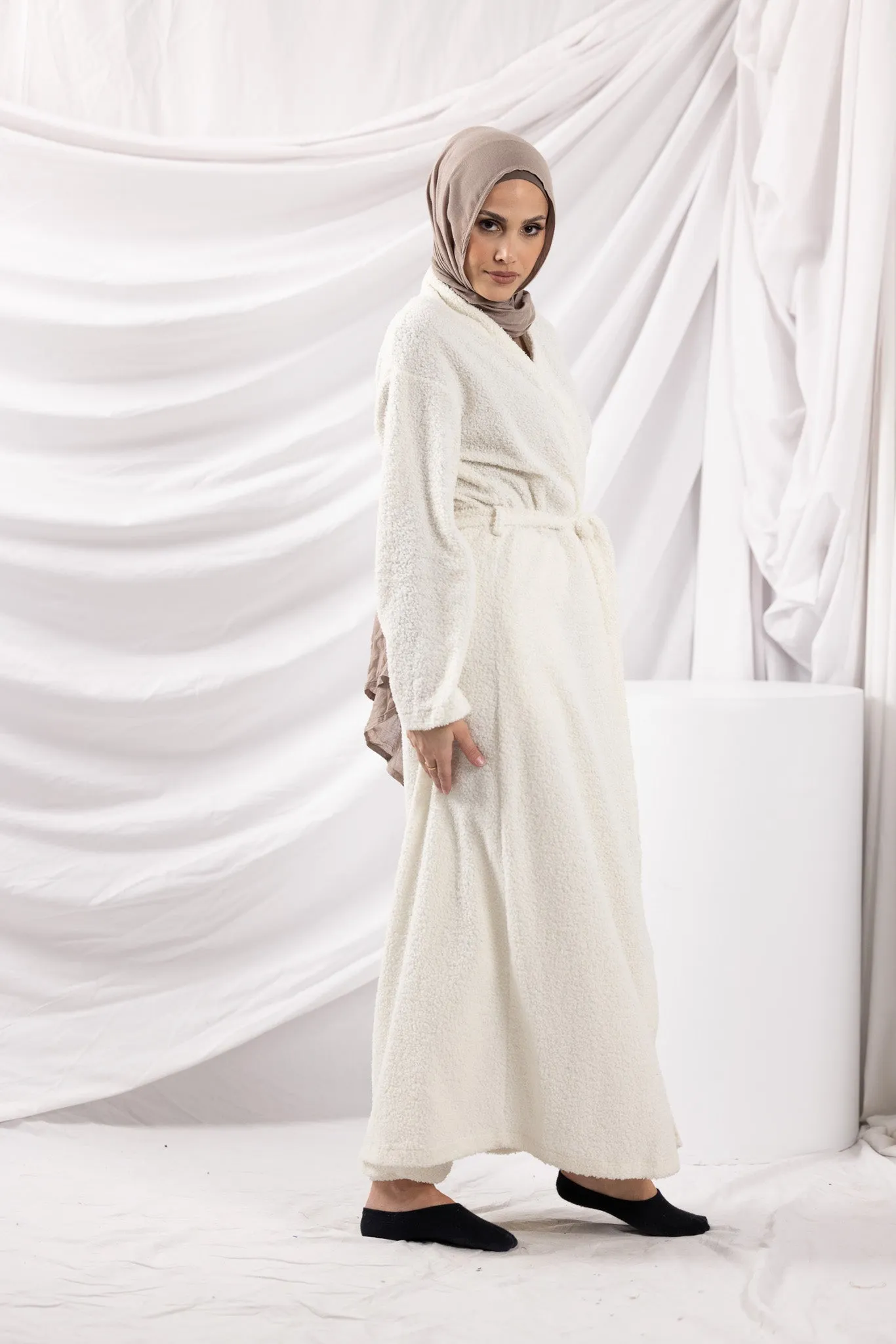 The Crescent Teddy Maxi Cardigan