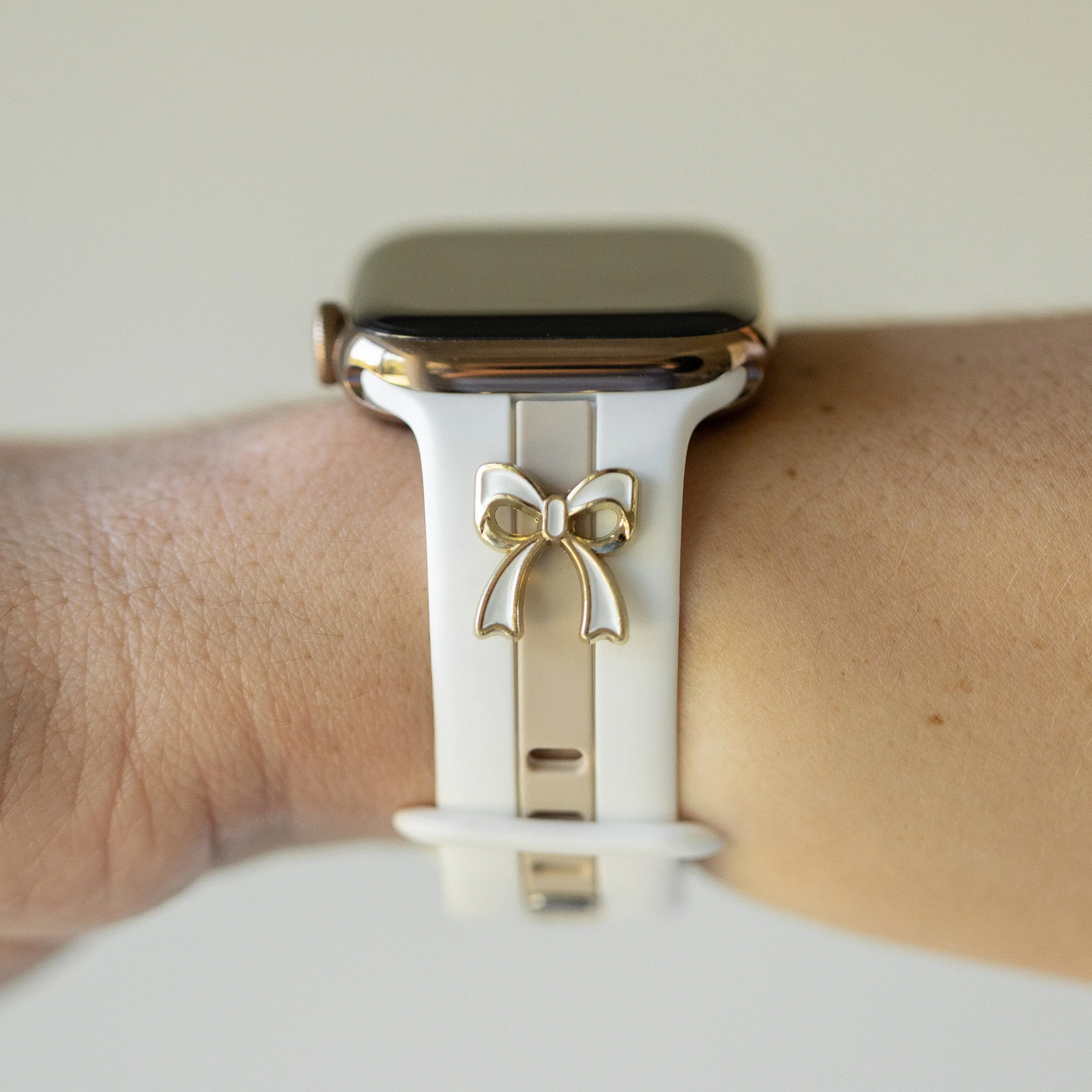 The It Girl White and Nude Sand Smart Watch Band