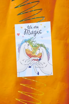 Unicorns We Are Magic GREETING CARD